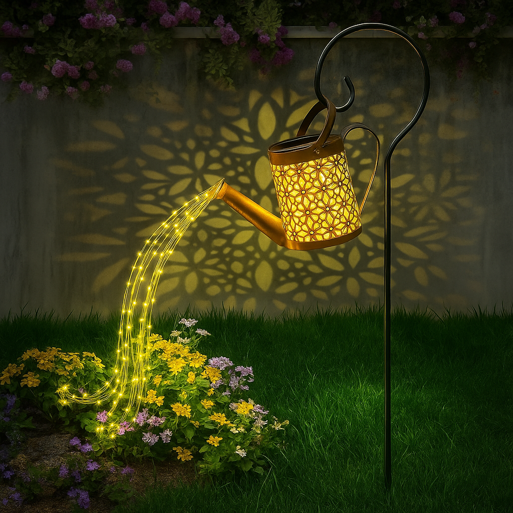 LED Solar Watering Can