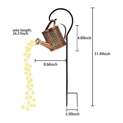LED Solar Watering Can